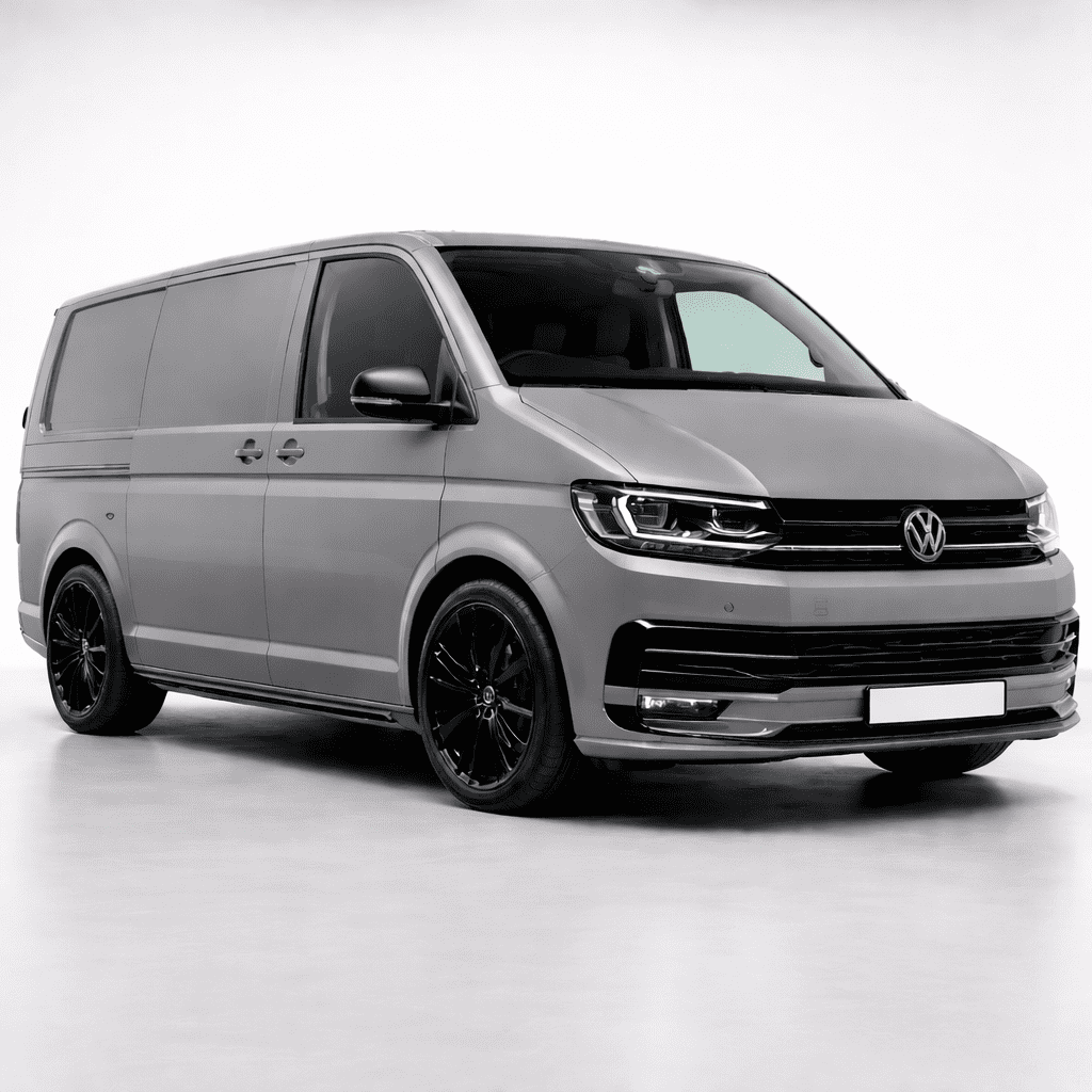 Nardo grey van respray with a modern, subtle finish that hides dirt and enhances a premium look